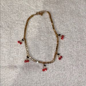 CHERRY DIAMOND CHOKER